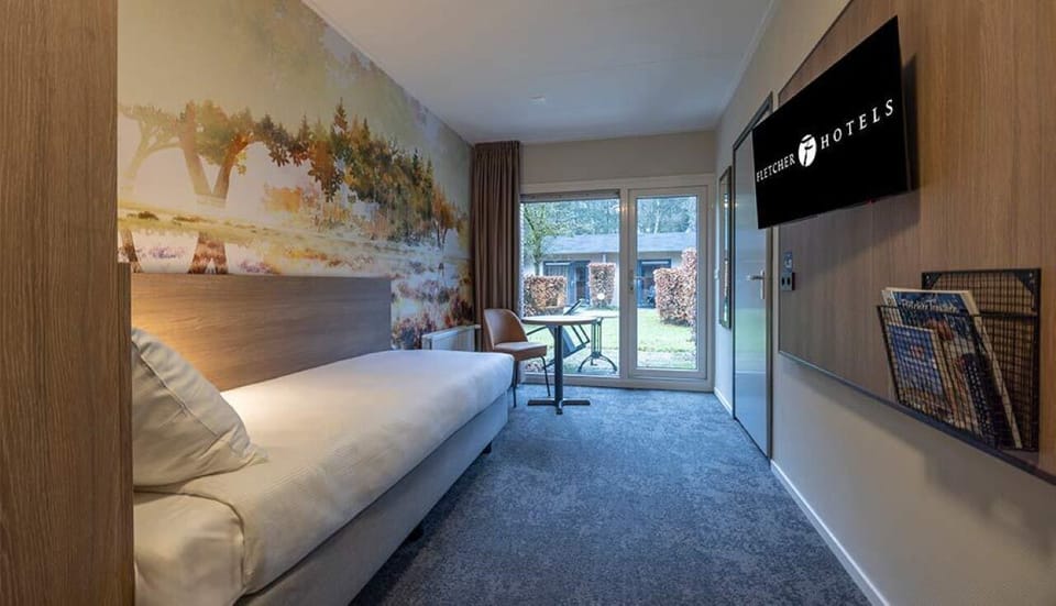 Wake up to garden light through your private patio doors.