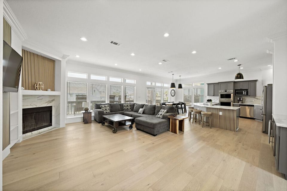 This is the main living room area of the home