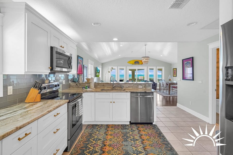 Kitchen and living space