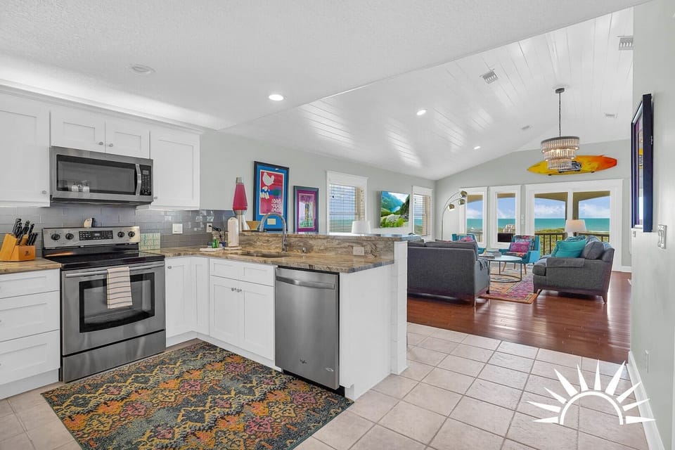 Kitchen and living space
