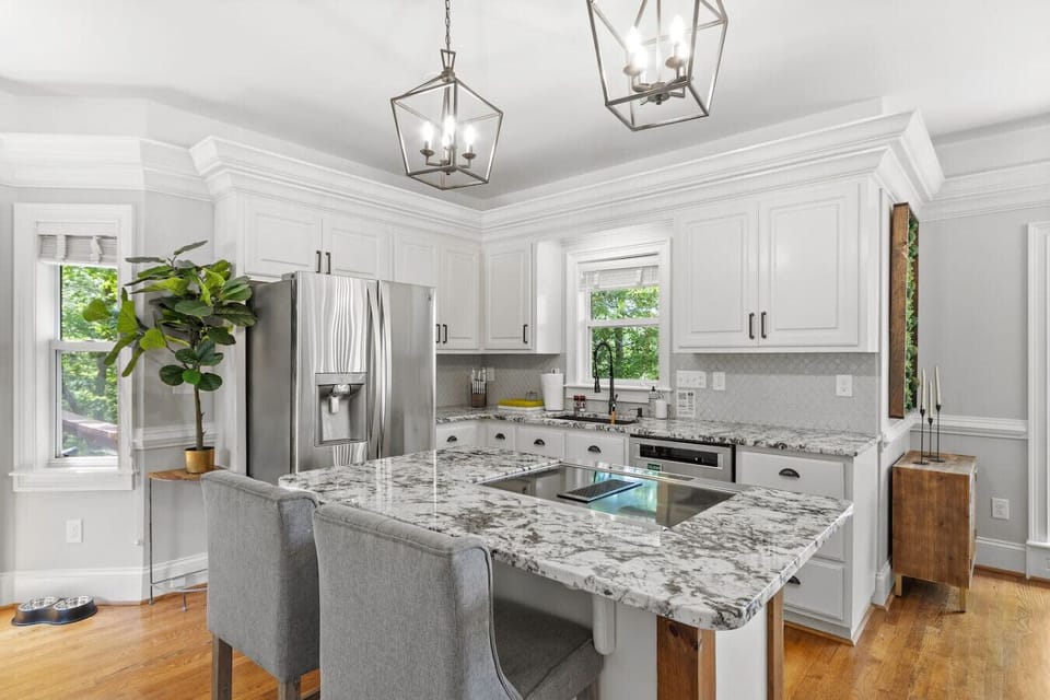 Welcome to the beautiful kitchen—bright, spacious, and fully equipped for everything from morning coffee to home-cooked meals. With modern appliances, ample counter space, and all the essentials provided, it`s the perfect space to gather, cook, and make l