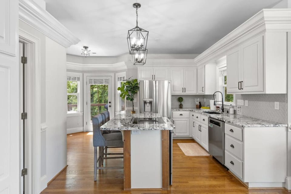 Welcome to the beautiful kitchen—bright, spacious, and fully equipped for everything from morning coffee to home-cooked meals. With modern appliances, ample counter space, and all the essentials provided, it`s the perfect space to gather, cook, and make l