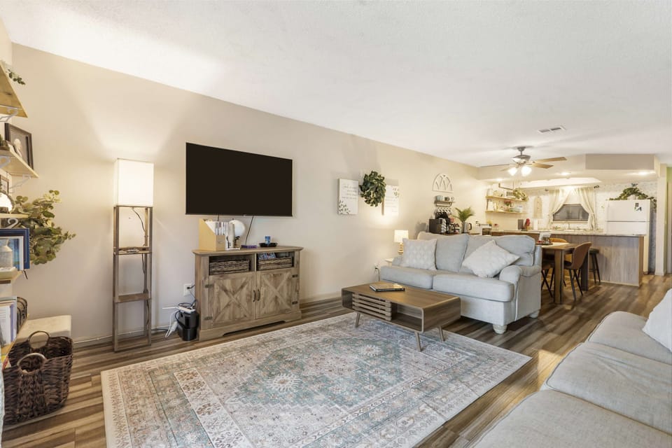 Condo, Multiple Beds, Patio, Mountain View (Mossy Pines of the Ozarks) | Living area | 42-inch flat-screen TV with digital channels