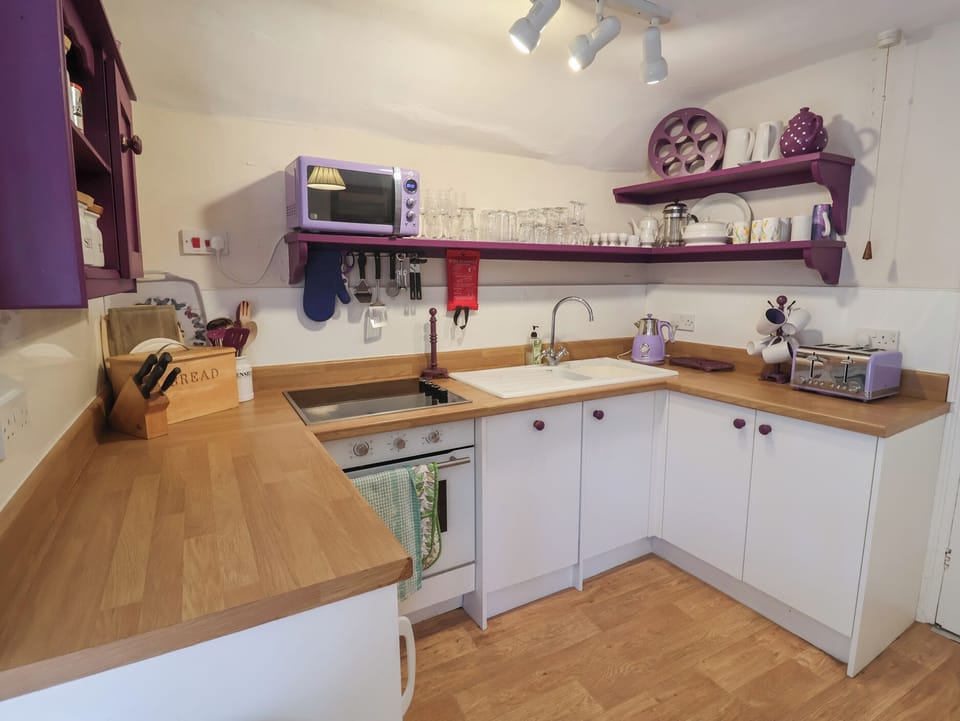 Fridge, microwave, dishwasher, toaster
