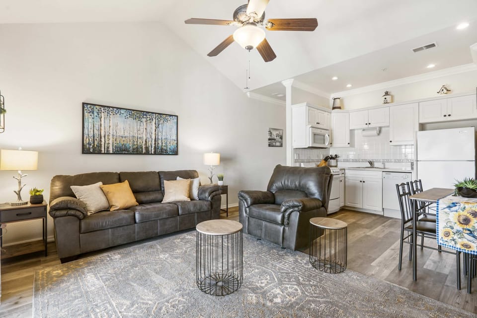 Condo, 1 King Bed with Sofa bed, Balcony, Garden View (Sweet Serenity) | Living area | 42-inch flat-screen TV with digital channels
