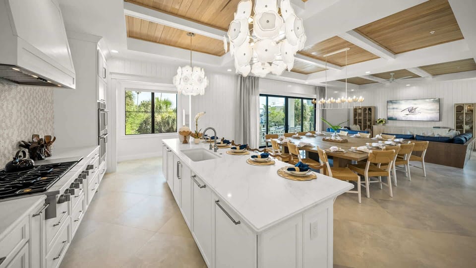 1st Living Level - Great Room - Open Floor Plan - Balcony Access