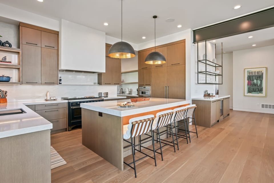 Indoors, Kitchen, Kitchen Island, Floor, Flooring