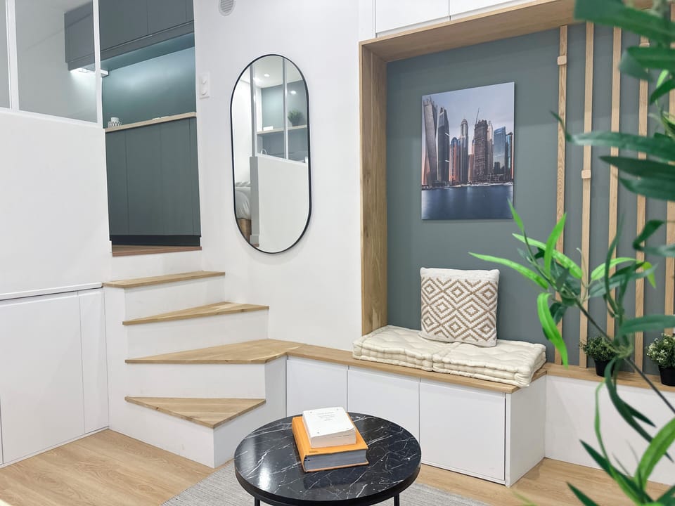 Studio, Courtyard View | Living area | 80-cm Smart TV with digital channels