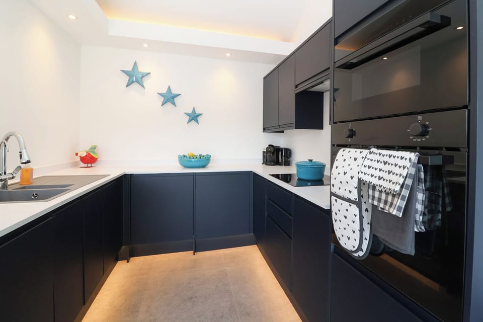 Fridge, cookware/dishes/utensils