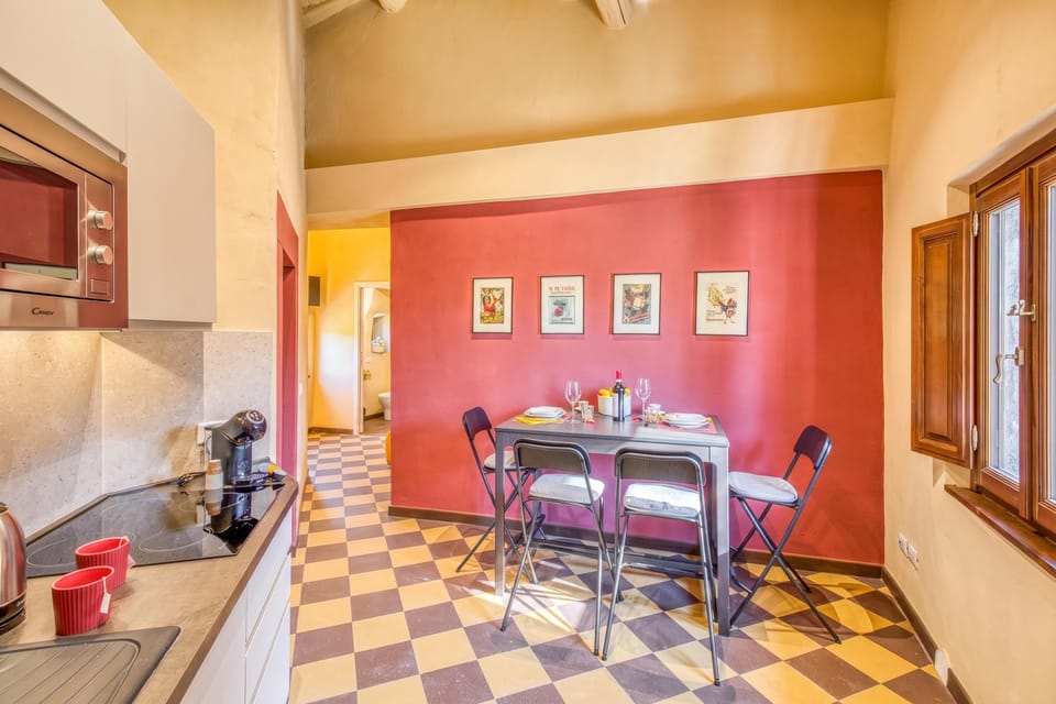 Kitchen and dining area