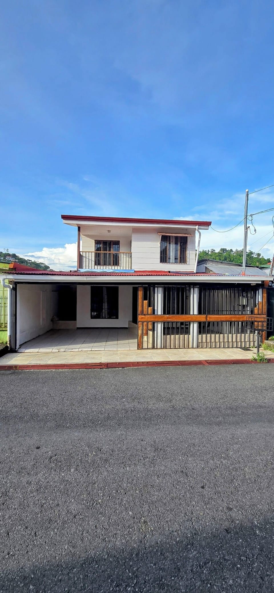garage for compact car or parking available in front of home