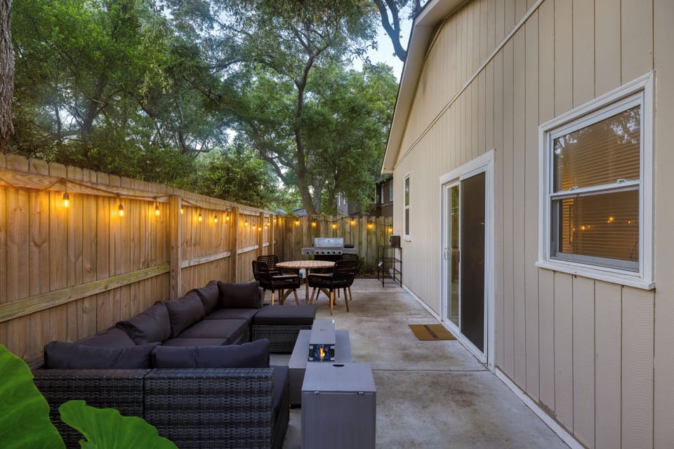 Outdoor living.