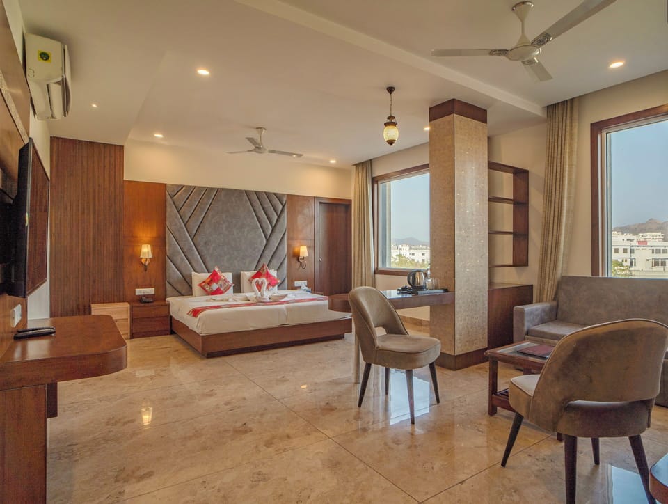 Family Studio Suite, City View | Soundproofing, iron/ironing board, free WiFi, bed sheets