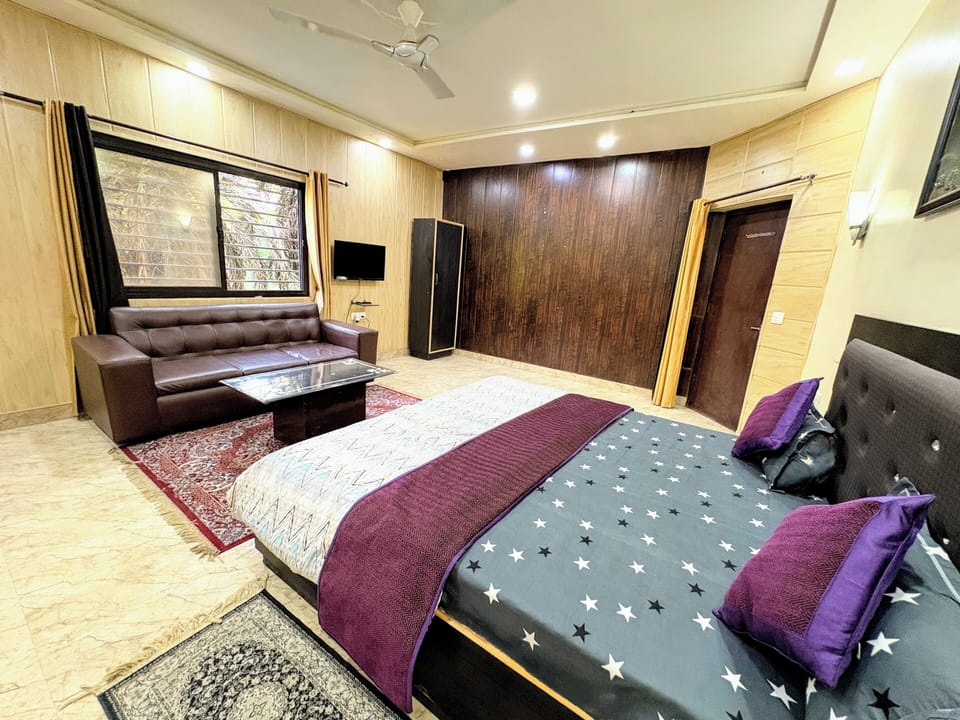 Deluxe Double Room, Park View | Iron/ironing board, free WiFi