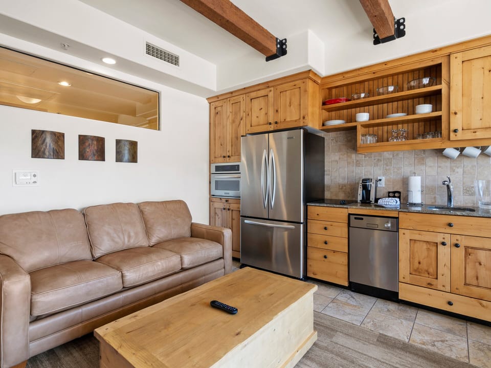 Living Area / Sleeper Sofa / Kitchen
