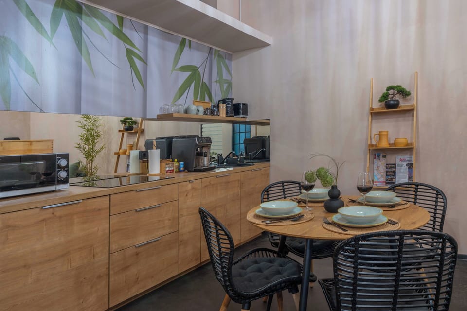 Standard Apartment | Private kitchen | Fridge, microwave, stovetop, dishwasher
