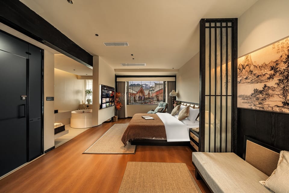 Luxury Double Room, Hill View | Blackout drapes, soundproofing, iron/ironing board (on request)