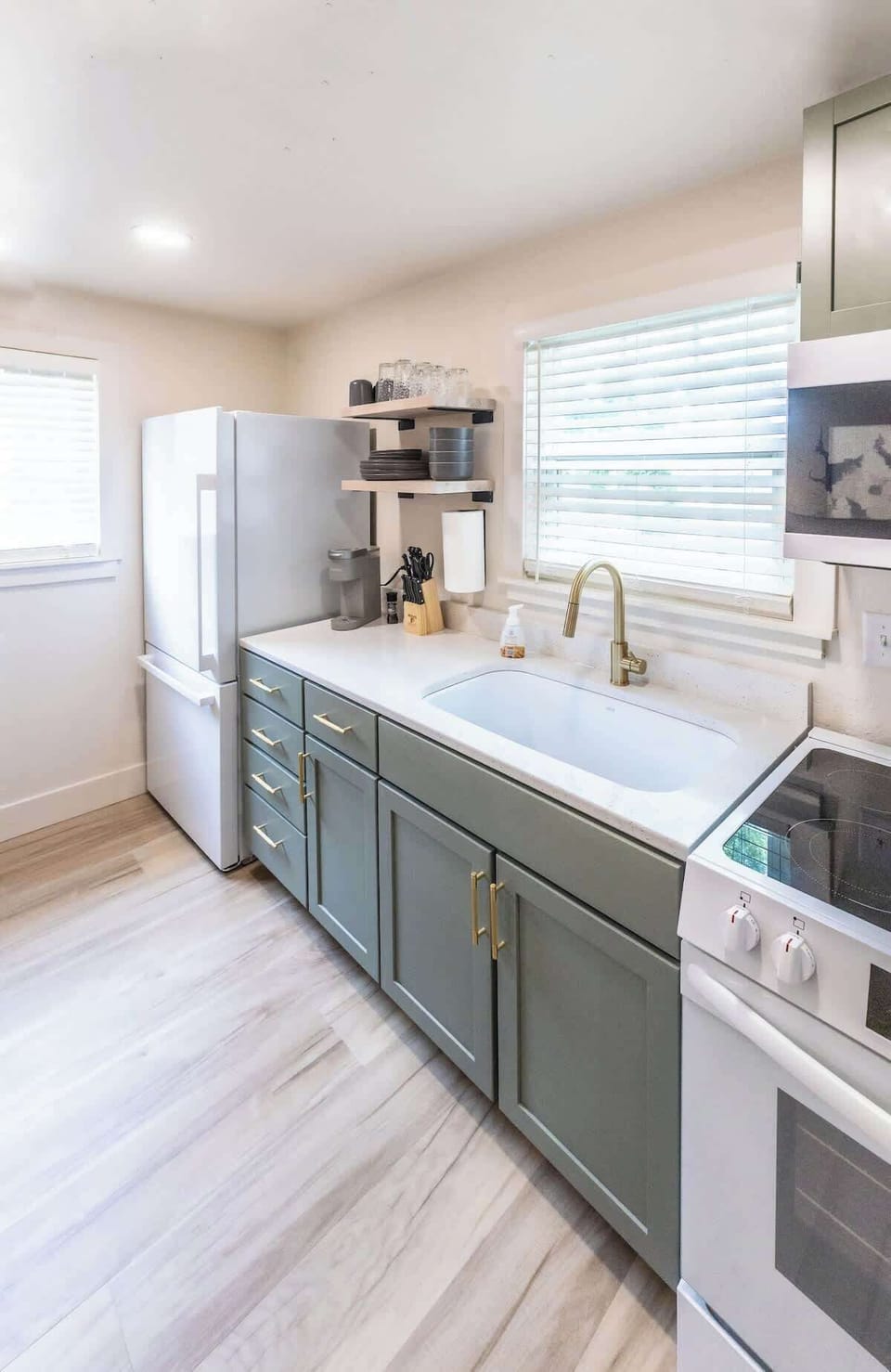 Full size fridge and freezer