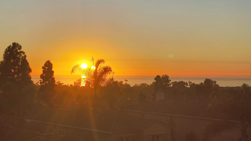 view from master bedroom Pacific Ocean