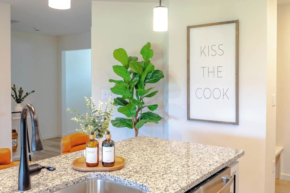 A kitchen built for calm and connection.