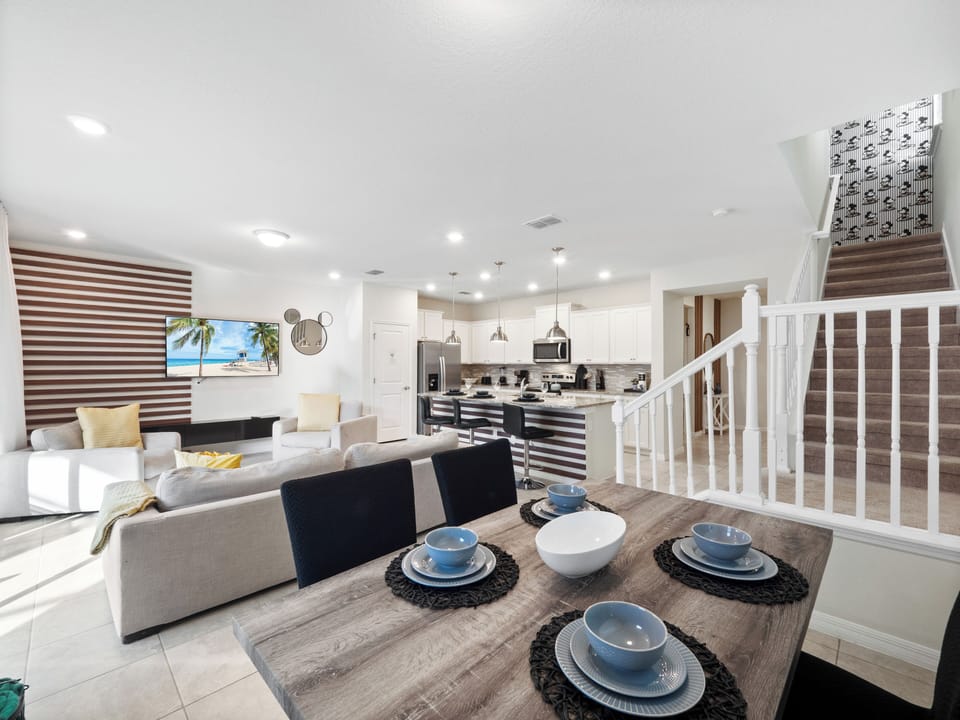 Open Concept Living & Dining - Spacious area for meals and memories together.