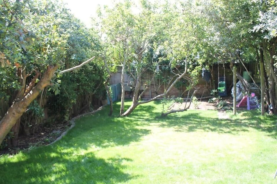 Our garden has lots of areas to hide and explore. Kids love it. 