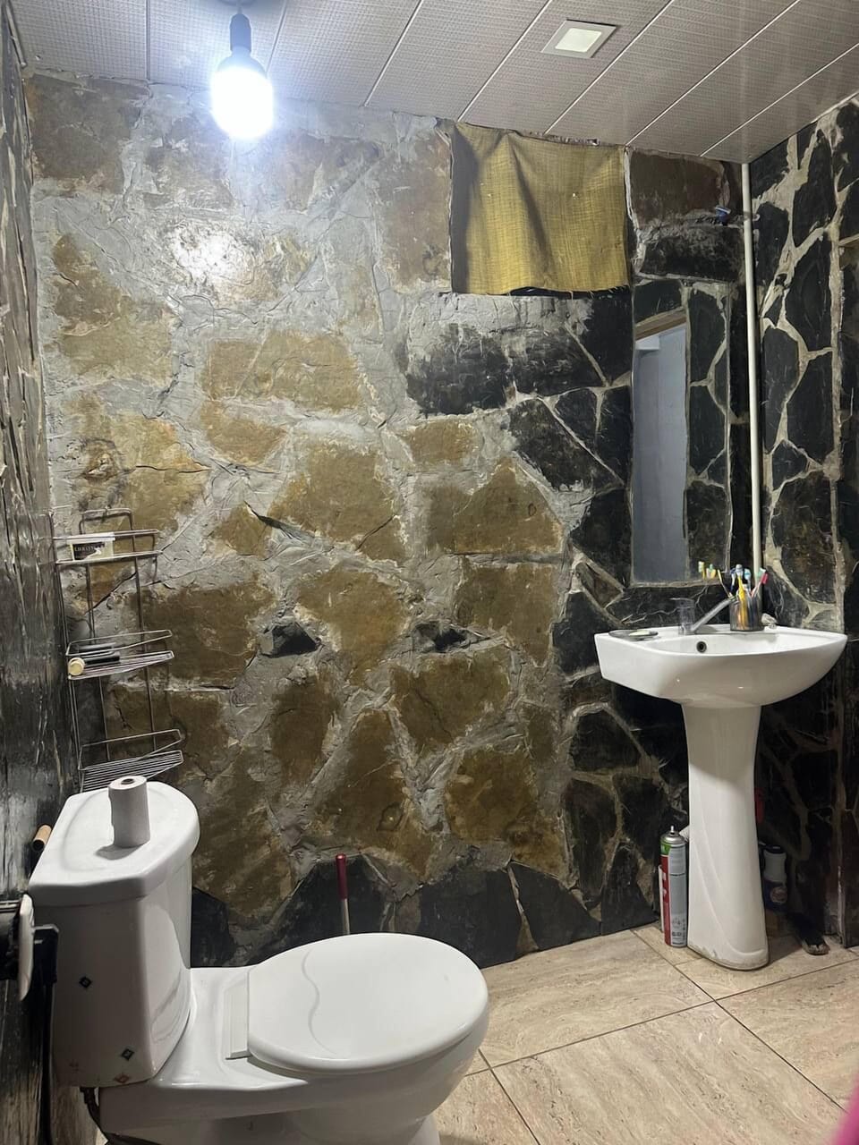 Comfort Double Room, Mountain View | Bathroom | Shower, slippers, towels, soap
