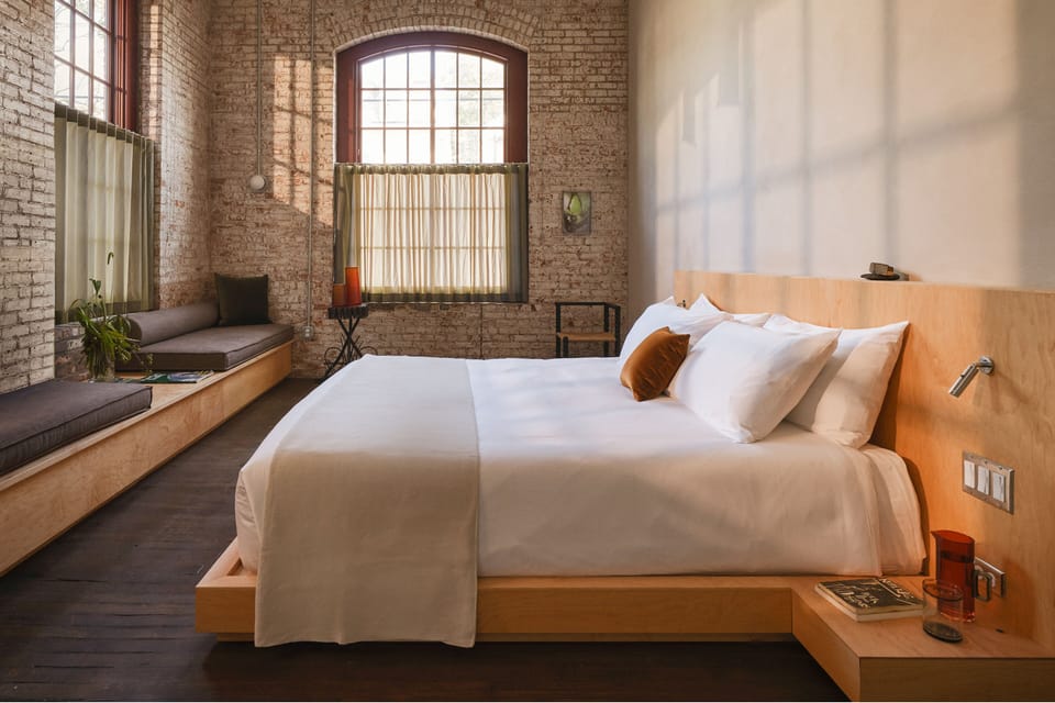 Corner Studio | Hypo-allergenic bedding, down comforters, in-room safe, blackout drapes