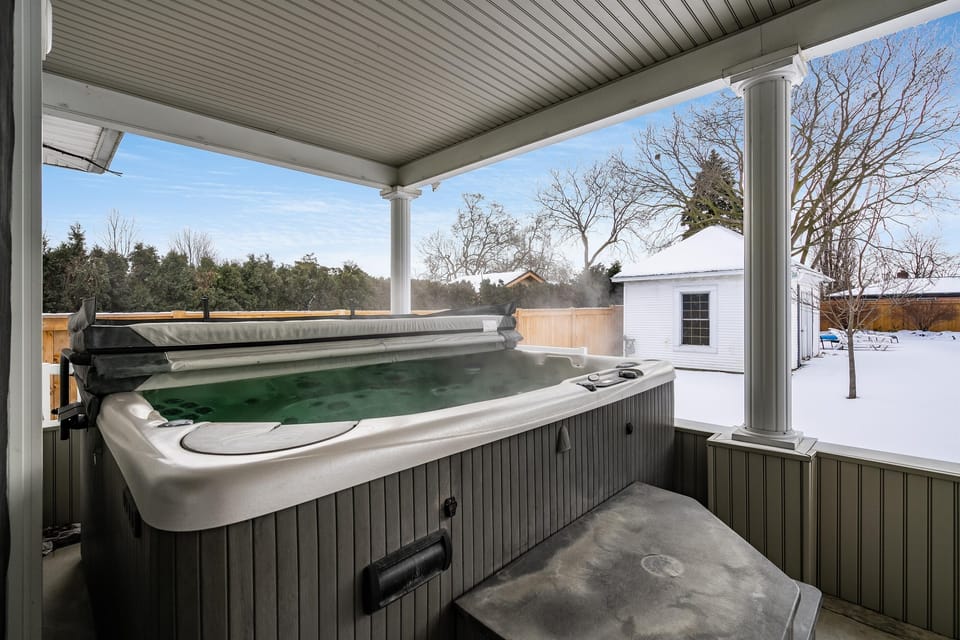 Backyard Hot Tub