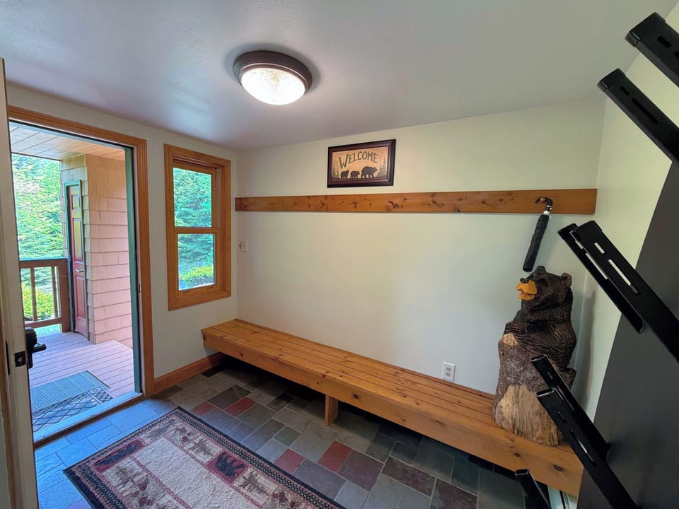Ample room in the mudroom for all your gear
