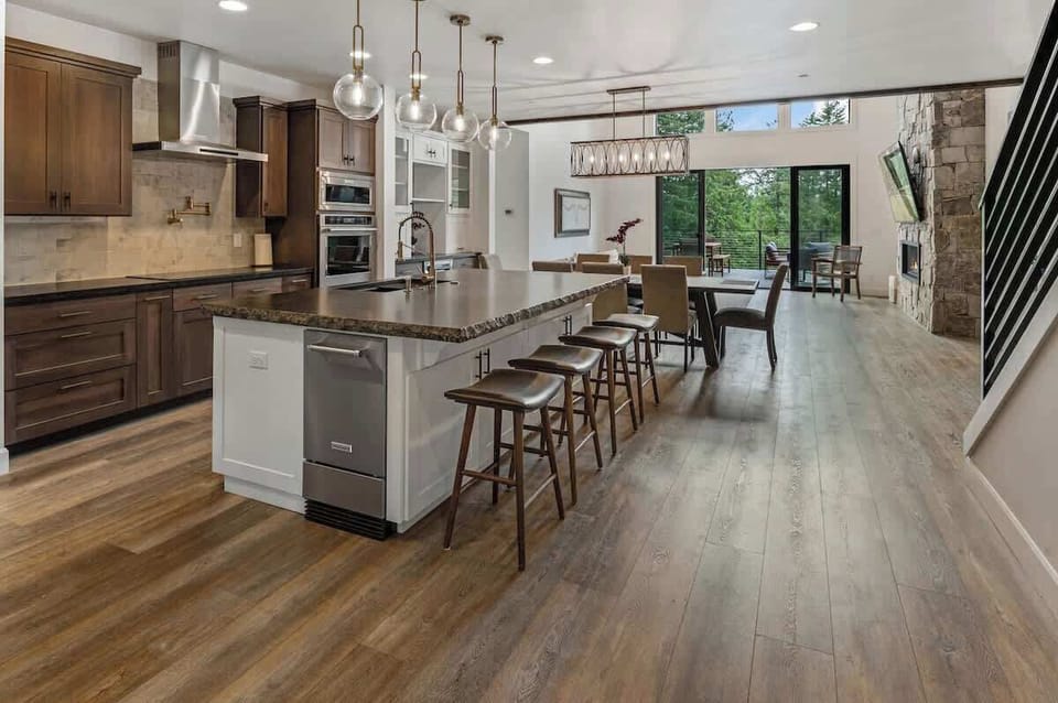 Well appointed kitchen with plenty of counter space
