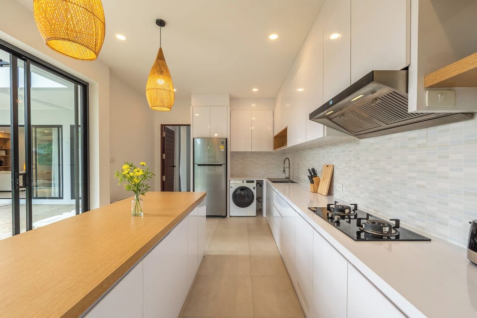 Basic Villa, Patio, Garden View | Private kitchen