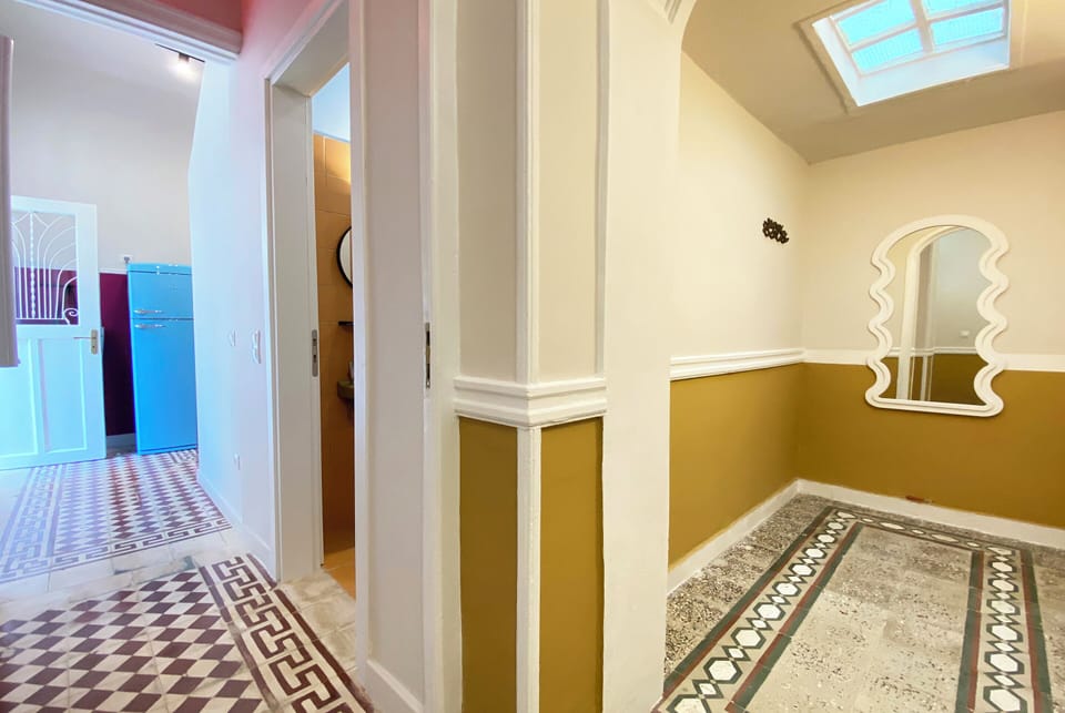 Interior entrance
