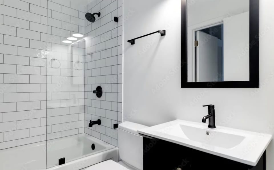 Slippers, towels, soap, toilet paper