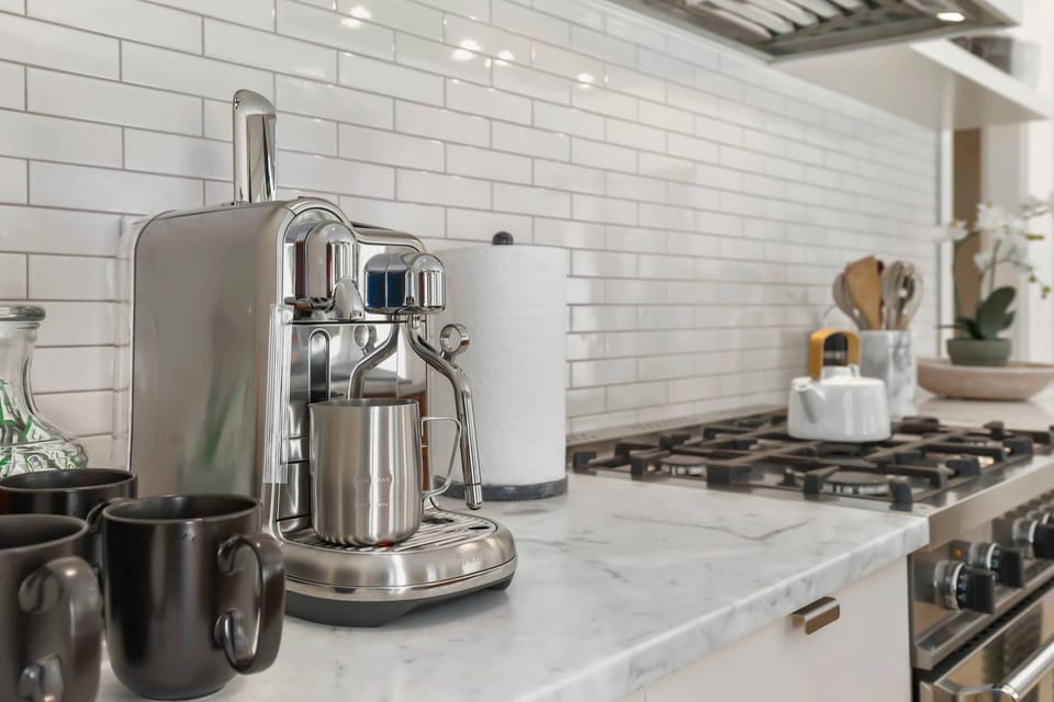 Nespresso Creatista Plus - a couple pods provided per stay