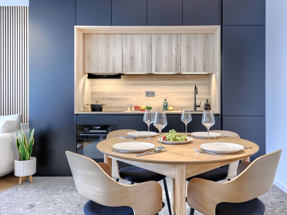 Furniture, Interior Design, Flooring, Wood, Floor, Table, Chair, Kitchen & Dining Room Table, Kitchen, Countertop