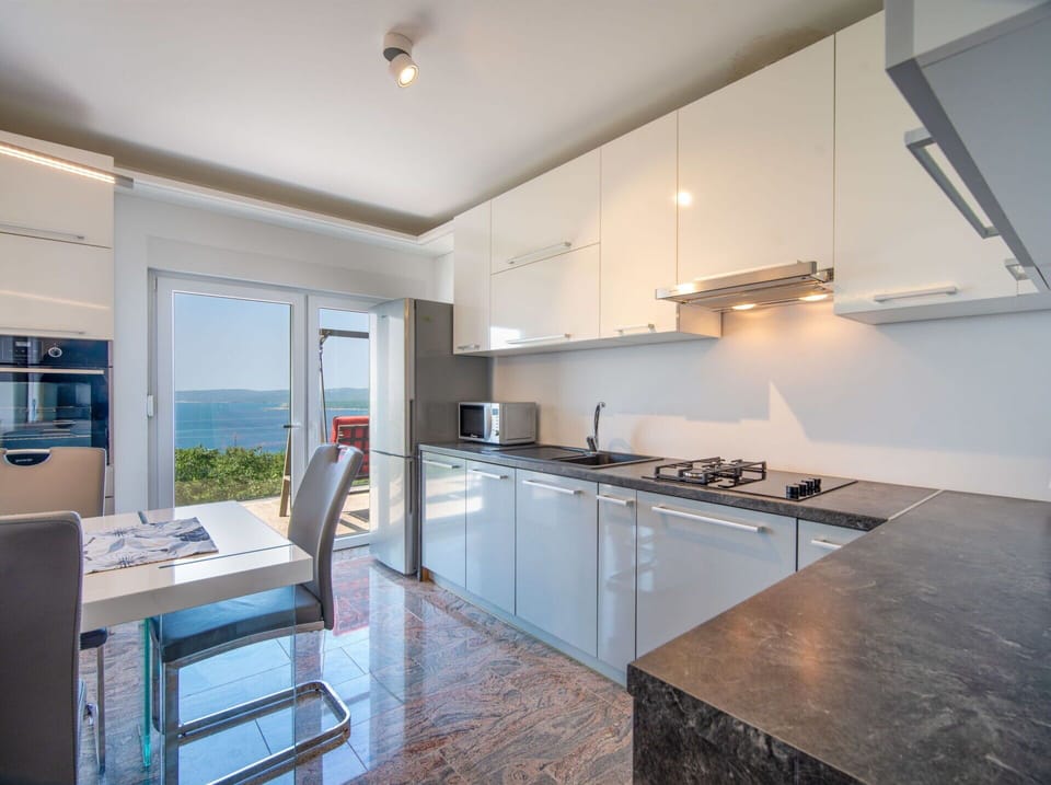 Kitchen, Interior Design, Flooring, Major Appliance, Floor, Furniture, Countertop, Room, Ceiling, Cabinetry