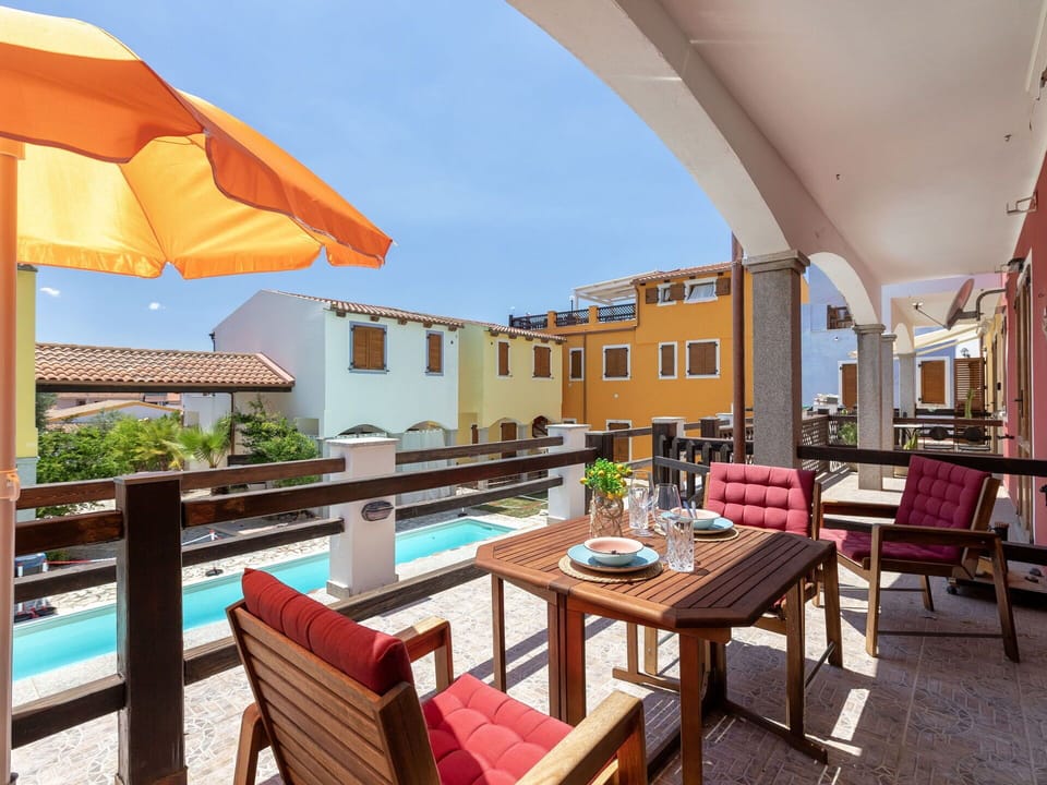 Home, Apartment, Houseplant, Flowerpot, Balcony, Resort, Chair, Hotel, Wood Stain, Courtyard