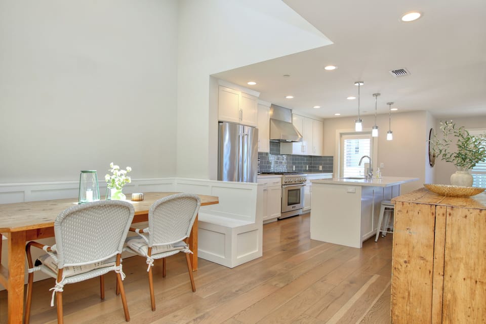 Cozy banquet seating offers the perfect spot for family meals, laughter-filled card games, or sharing stories long into the evening — all in a welcoming space designed for togetherness.