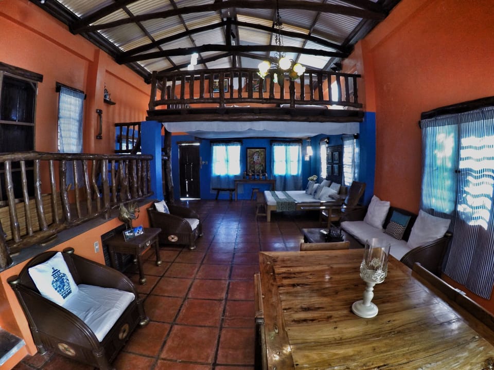 Deluxe Villa, Kitchen, Ocean View | Living area | Flat-screen TV