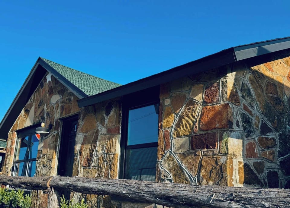 Original 1930's lodge that has been restored with a modern rustic look