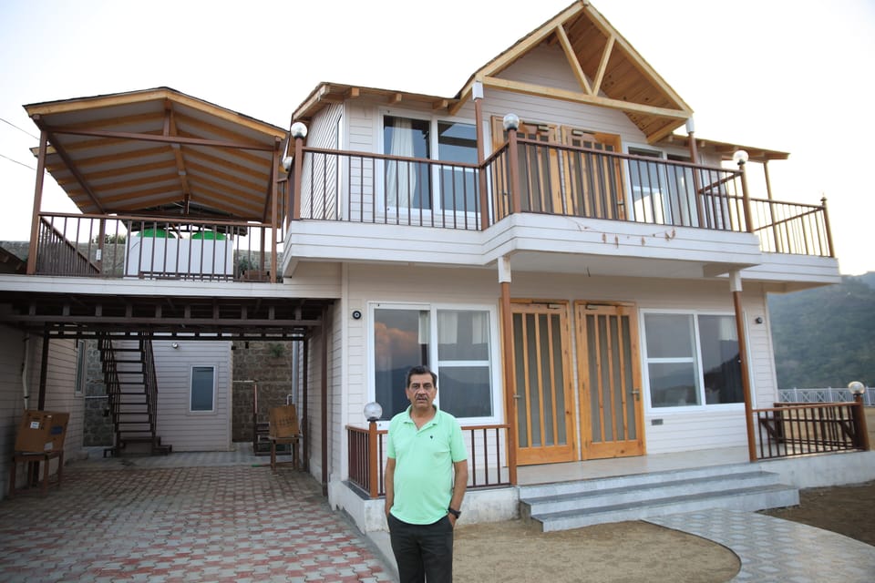Front view of Duplex Villa