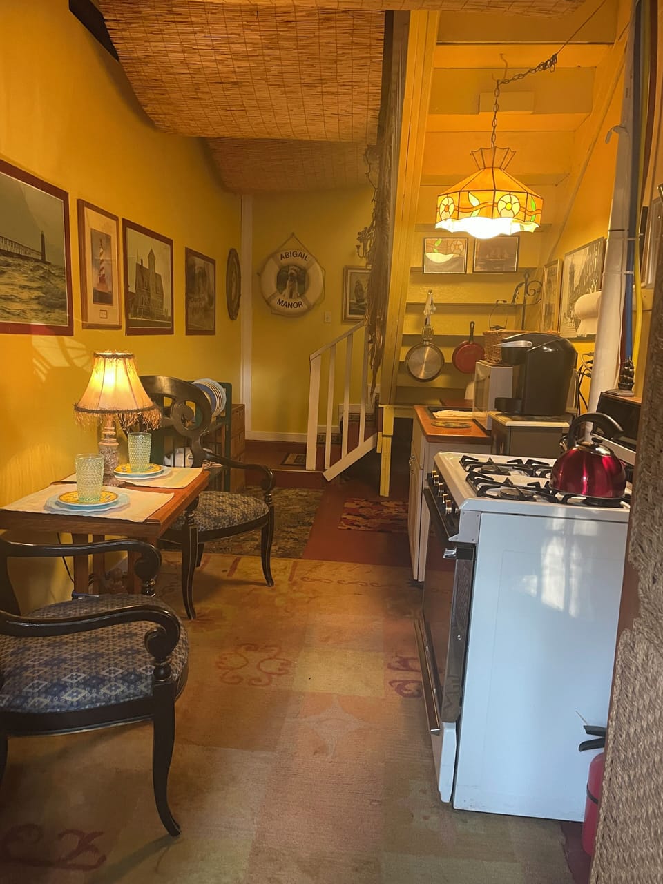 Private Entrance into the  Mackinaw Suite