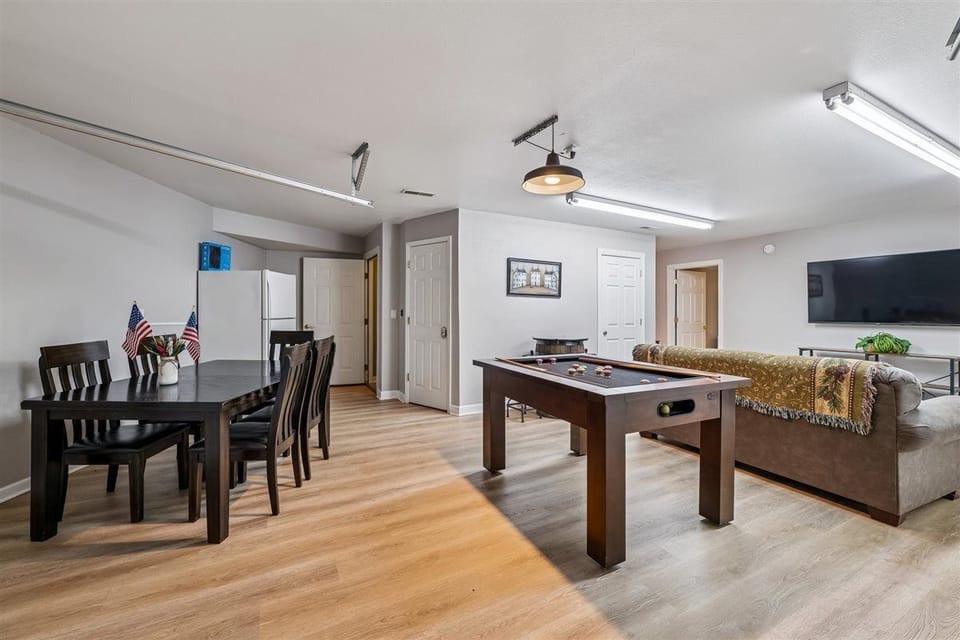 Stay in and play - the combo play table brings a little friendly competition to cabin nights