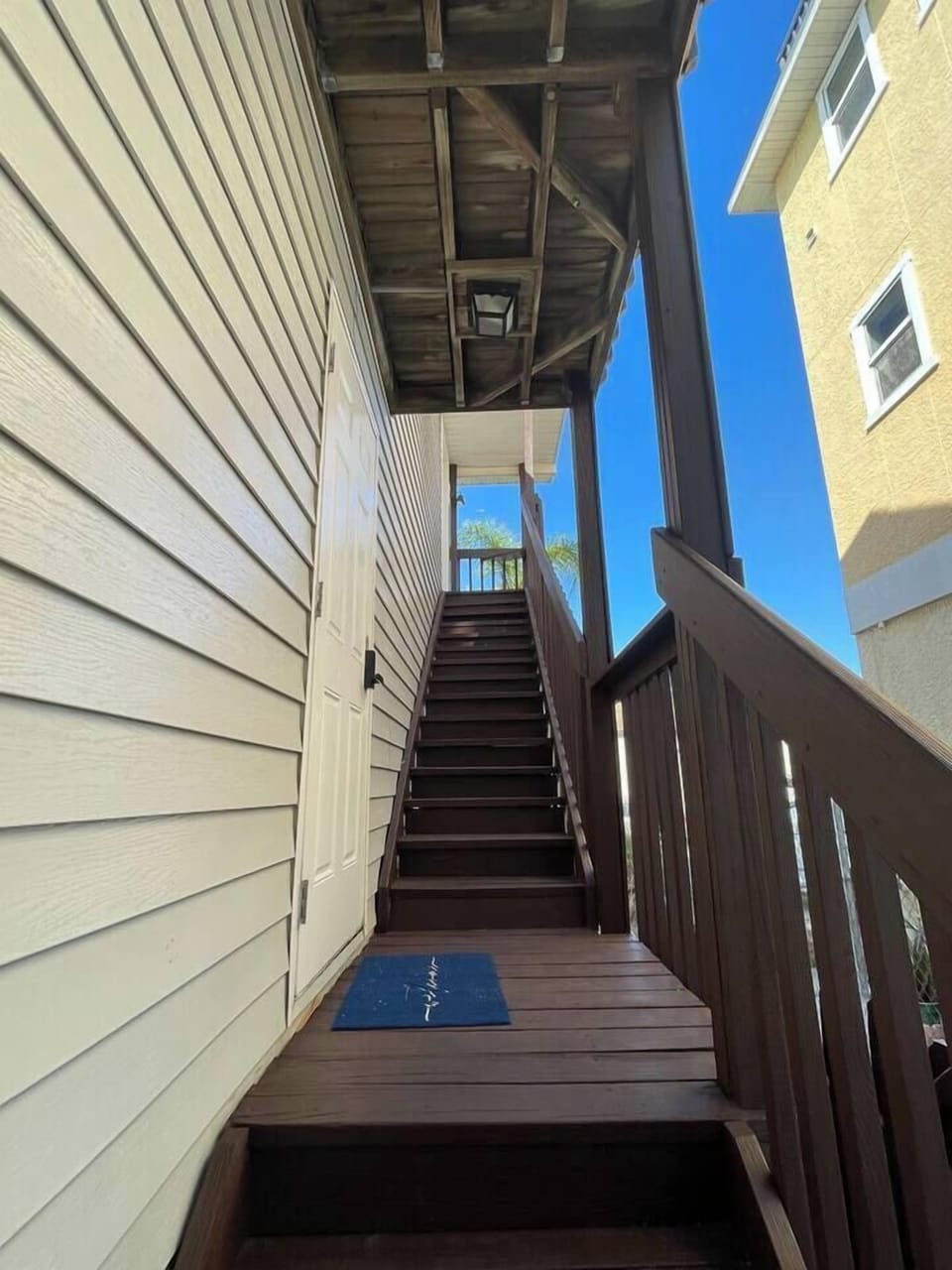 stairs up to unit