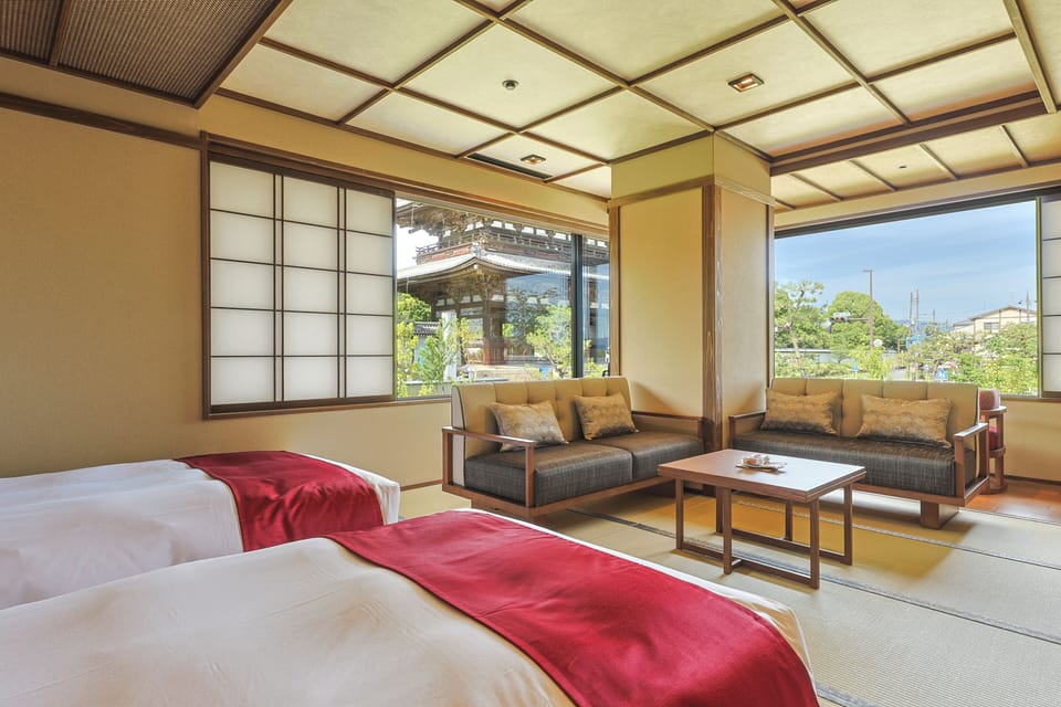 Deluxe Quadruple Room, Non Smoking (Adults only) | Minibar (free items), desk, WiFi (free), bed sheets