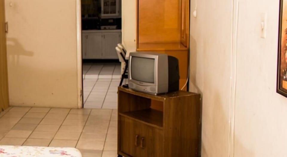 Mini-fridge, cookware/dishes/utensils