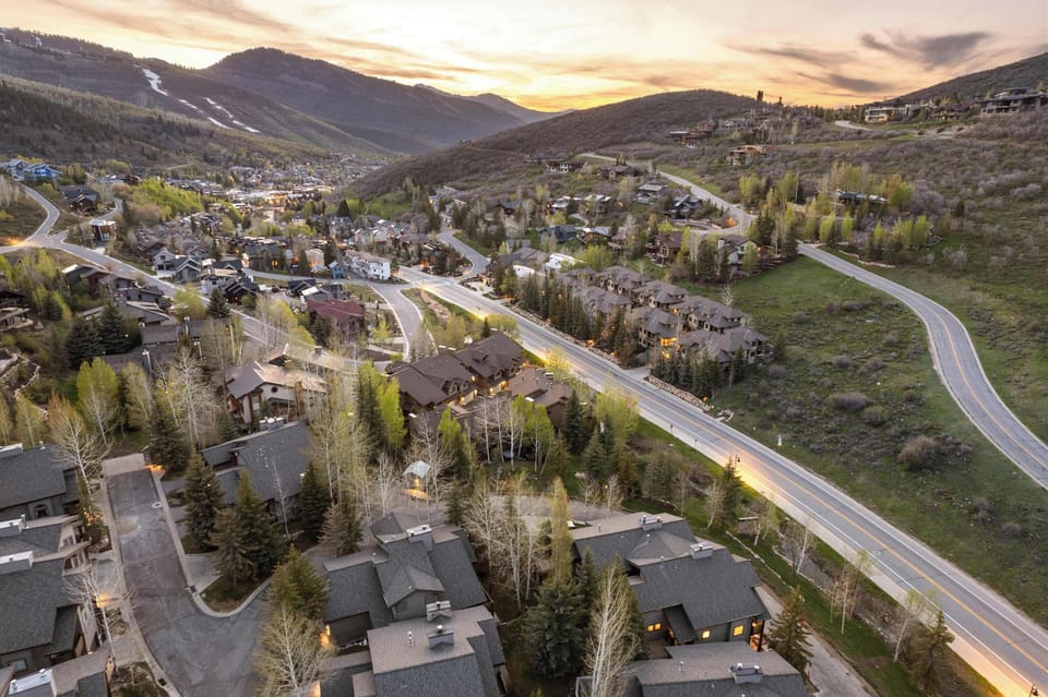Aerial View toward Park City Town.