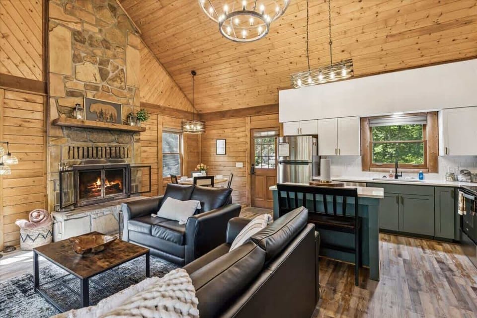 With lofted ceilings, and open floor plan, this is the perfect gathering place!