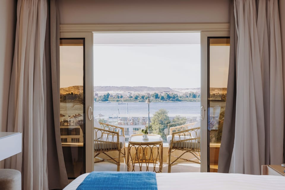 Double or Twin Room, River View With Terrace | Terrace/patio
